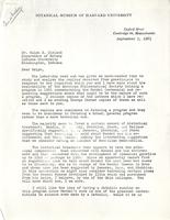 Paul C. Mangelsdorf to Ralph E. Cleland Indiana University - 1963 September 3 