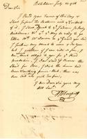 Timothy Horsfield to William Parsons, 1756 July 23