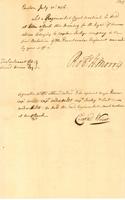 Robert Hunter Morris Order to Conrad Weiser, 1756 July 30