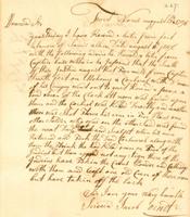 Jacob Orndt to William Parsons, 1756 August 13