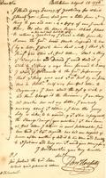 Timothy Horsfield to William Parsons, 1756 August 15