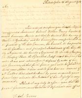 Richard Peters to William Parsons, 1756 August 21