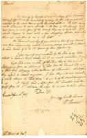 William Parsons to Timothy Horsfield, 1757 June 13