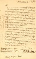 Robert Strettell to Timothy Horsfield, 1758 April 14