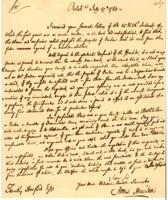 James Hamilton to Timothy Horsfield, 1763 July 27