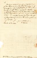 William Alexander to Colonel W. Burrows, 1801 December 24