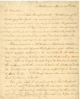 Rubens Peale to Benjamin Franklin Peale, 1825 April 18