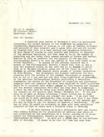 E.G.Conklin to Walter Bradford Cannon, November 15, 1943