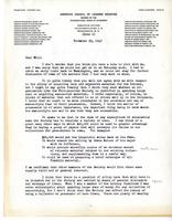 Waldo G. Leland to William E. Lingelbach, November 24, 1943