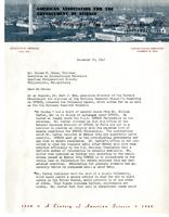 Harlow Shapley to Thomas S. Gates, December 29, 1947