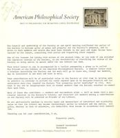 Leonard Carmichael to American Philosophical Society Members, 1970