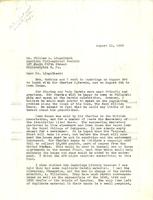 William J. Robbins to William E. Lingelbach, 1956 August 13