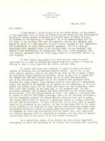 Warren Weaver to Luther P. Eisenhart, 1955 May 26