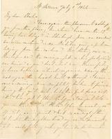 Elizabeth Stirling to Charles Willing, 1844 July 1