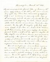 George Ord to Charles Waterton, 1861 March 10