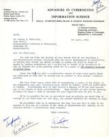 Advances in Cybernetics and Information Science to Warren S. McCulloch, 1962 April 5