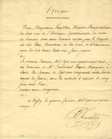 Promissory note to Ferdinand Grand