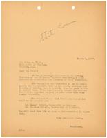 James A. Field - Correspondence, 1927-1928