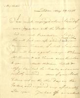 Jonathan Williams to William Temple Franklin, 1775 May 29