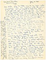 Thomas Hunt Morgan to Otto L. Mohr, 1945 July 14