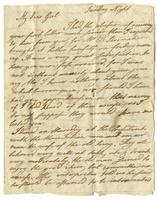 Hewson, Mary Stevenson to [Elizabeth Hewson]