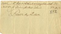 Receipt to Robert Aitken