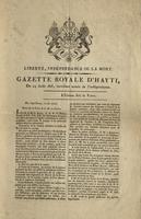 Gazette royale d'Hayti, 1816 August 24