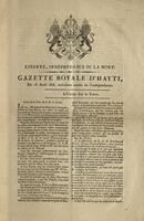 Gazette royale d'Hayti, 1816 August 26