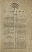 Gazette royale d'Hayti, 1816 January 4