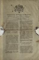 Gazette royale d'Hayti, 1816 February 8