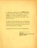 Boas, Franz: Open letter. 1941 Jan. 6