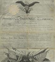 Commission to Peter Muhlenberg as 1st Lieutenant