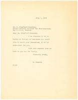 Nikolai W. Timofeeff-Resovsky - Correspondence, Folder 1