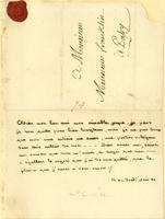 Anne Louise Boyvin d'Hardancourt Brillon de Jouy to Benjamin Franklin, 1781 September 21