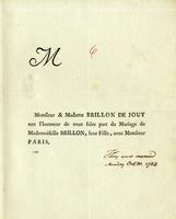 Anne Louise Boyvin d'Hardancourt Brillon de Jouy to Benjamin Franklin, 1783 October 20