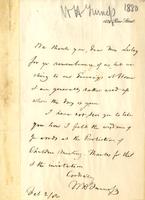 Furness, William Henry to Susan I. Lesley, 1880 February 2