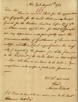 Ellicott, Andrew to Benjamin Franklin, 1789 August 6