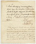 Receipt for advance, 28 February 1778 also signed by Gilas Deane; Promissory note.