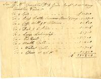 Bill of Sale to Deborah Franklin- 1766 September 15