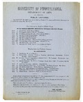 Public lectures. The faculty of arts announce the following courses of historical and scientific lectures, to be delivered in the College Hall. ...Philadelphia, November 23, 1846