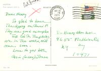 Mrs. Louis C Jones - Correspondence, 1967-1968