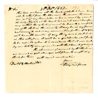 Benjamin Tappan to S[amuel] G[eorge] Morton, 1827 October 22