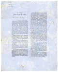 (From the [Philadelphia] Inquirer.) Letter from Dr. Hare. In reply to an inquiry respecting the influence of electricity in table turning. Philadelphia, July 27, 1853