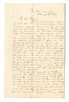 János Xántus to [John L. LeConte], 1859 February 13