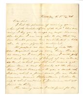 Louis de Vésey to [John L. Le Conte], 1856 July 12