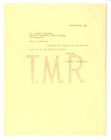 Thomas M. Rivers to Jerome T. Syverton, 1941 November 24