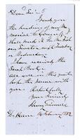 Henry Grinnell – Correspondence, Folder 1, 1851-1852