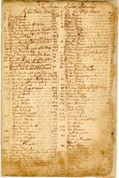 Account of lots returned [Front, High, Walnut, Chestnut, Mulberry, 2nd Streets: 2nd and 4th Streets: etc.], 1698 October 27