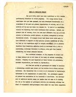 Memo Re: Foundation Policy, 1936 April 13