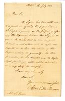 Peter Stephen Du Ponceau to Stephen Dutilh, Philadelphia., 1808 July 26